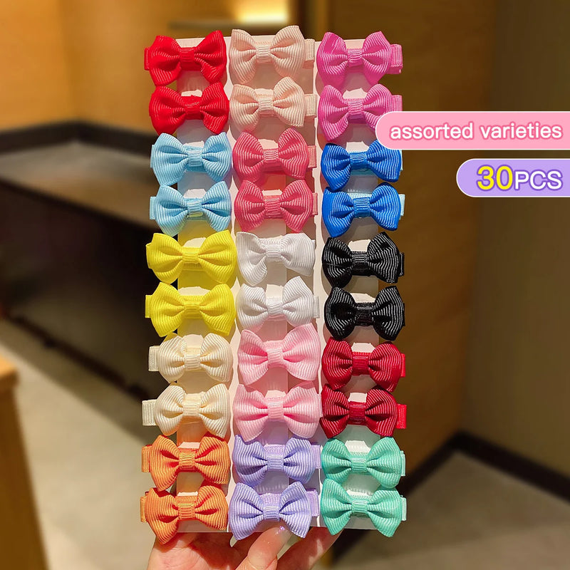 Barrettes à Nœuds Colorés