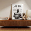 Boxing Legend Fighter Canvas Wall Art - MMA Champion Poster Print for Home Gym Decor
