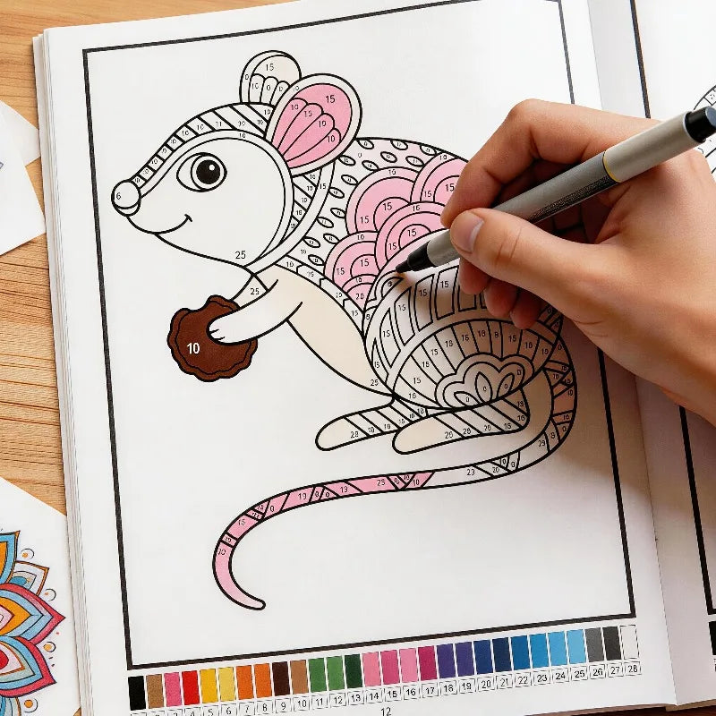 Adult Coloring Book: Animal & Plant Designs for Stress Relief