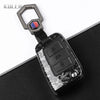 Carbon Fiber Car Key Case Cover for VW, SEAT & Skoda