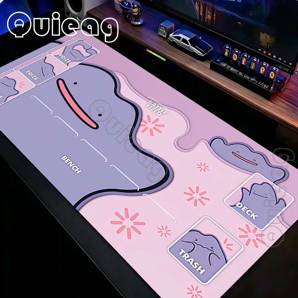 Extra-Large Anime Mouse Pad with Non-Slip Rubber Base