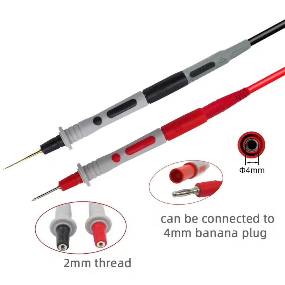 Automotive Multimeter Test Lead Kit with Piercing Probes