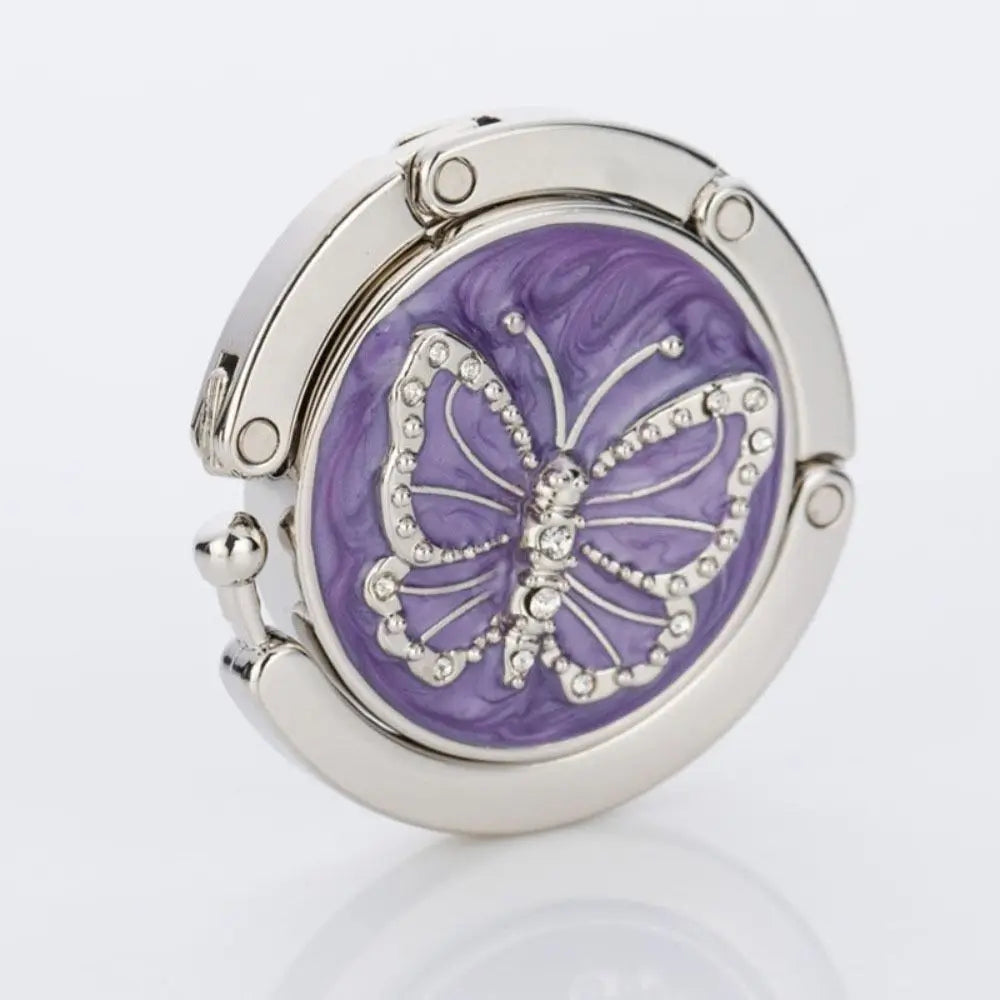 Folding Butterfly Pattern Purse Hook for Bags