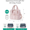 Quilted Insulated Lunch Bag with Handles