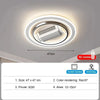 Modern Invisible Bladeless Ceiling Fan Light with Remote Control