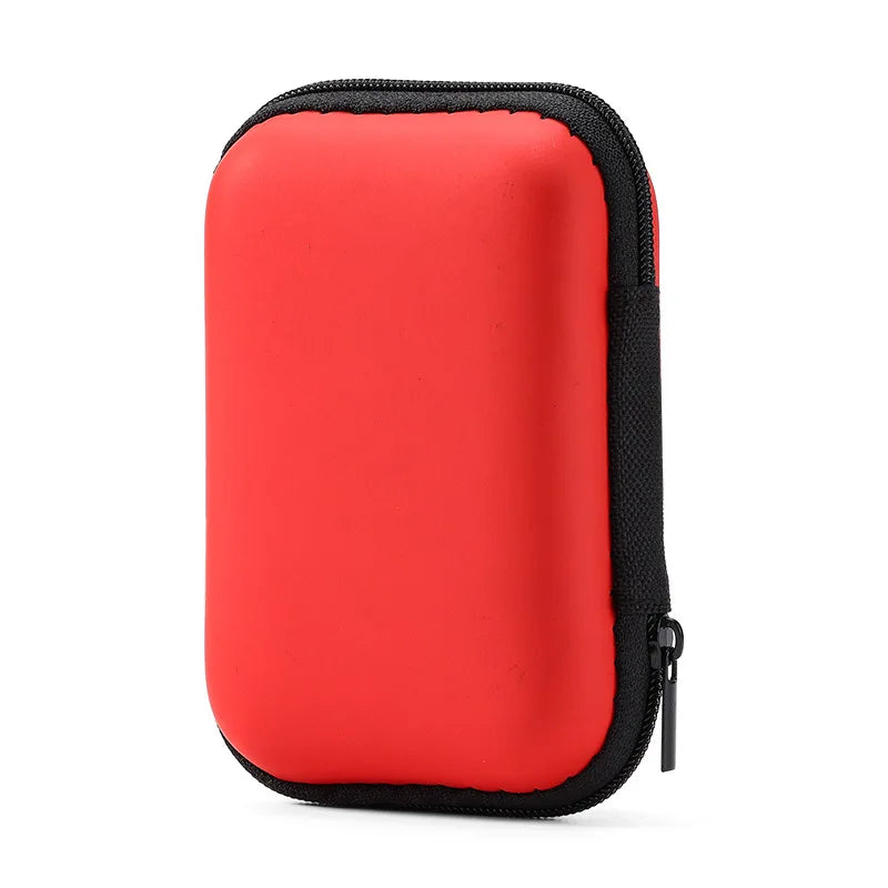 Red hard EVA protective case for a SanDisk Extreme portable SSD