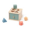 Montessori 4-in-1 Wooden Color Sorting & Shape Matching Box for Toddlers