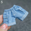 Mini Denim Shorts for 1/12 BJD Dolls