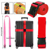 Secure Adjustable Luggage Strap with Combination Lock