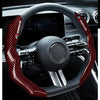 Carbon Fiber Texture Steering Wheel Cover - Anti-Slip & Comfortable Grip