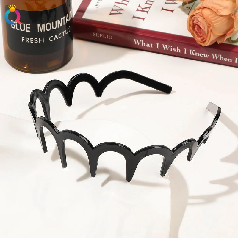 Acetate Toothed Hair Band for Women