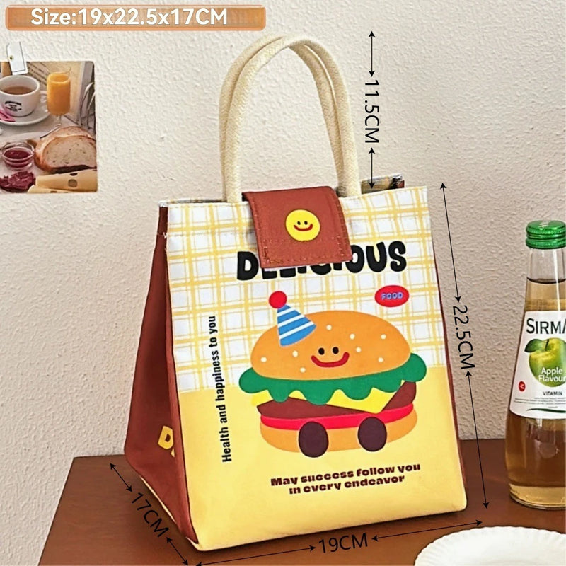Isolierte Canvas-Lunchtasche