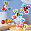 A set of colorful, spinning bath toys shaped like bees and ladybugs for children's stress relief play.