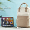 Women's Nylon Waterproof Casual Backpack with USB Port, Fits 15.6 Inch Laptop