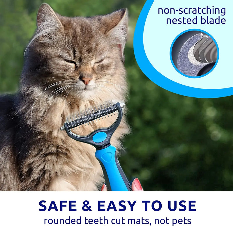 Double-Sided Pet Deshedding Brush