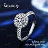 D-Color Moissanite Solitaire Ring in 925 Sterling Silver