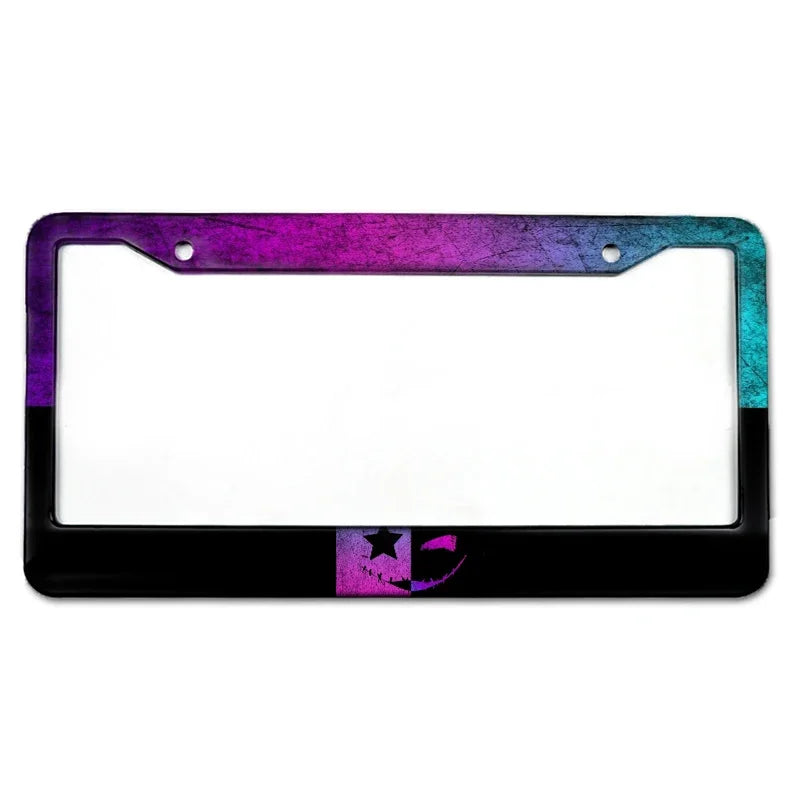 Custom Aluminum License Plate Frame with HD Design