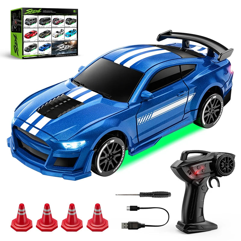 1:64 Scale 4WD Stunt RC Drift Car with Rechargeable Battery