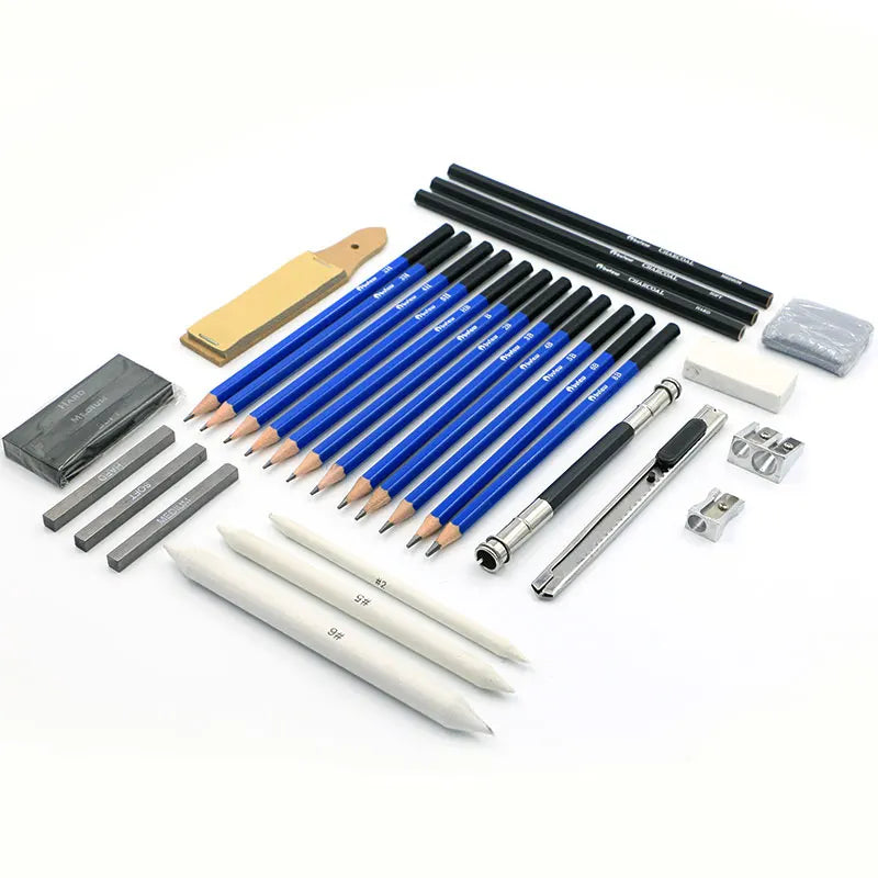 Professional Artist Sketching Pencil Set (32 Pieces)