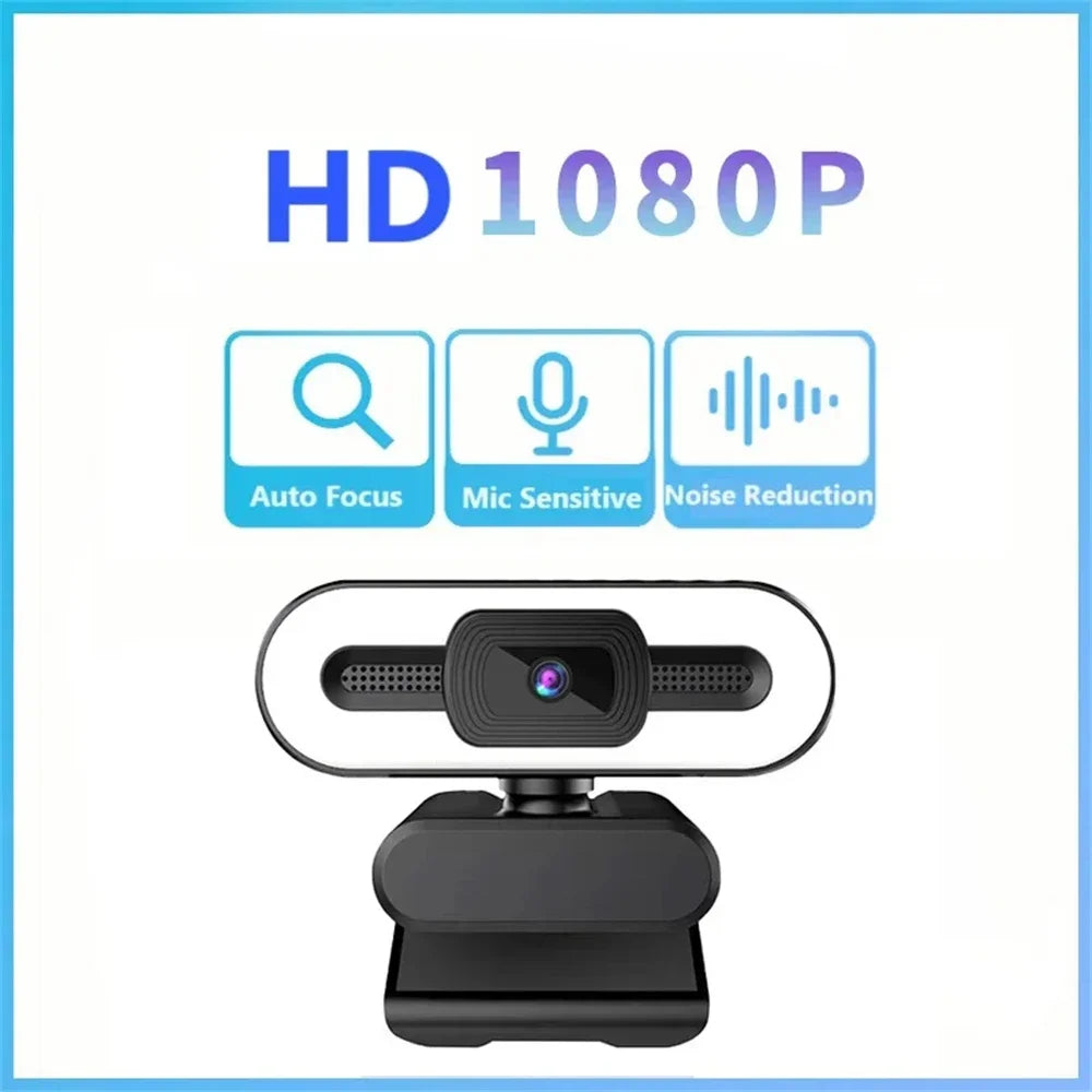 4K Auto-Focus Webcam with Built-in Microphone