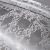 Silver Royal Luxury Duvet Cover Set with Pillowcases