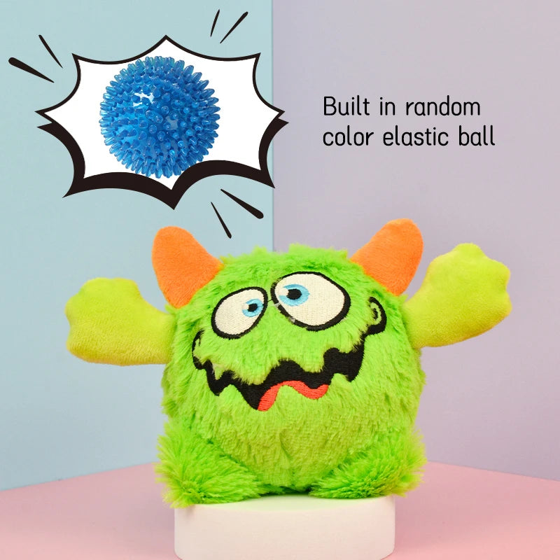 Interactive Monster & Crab Dog Chew Toy