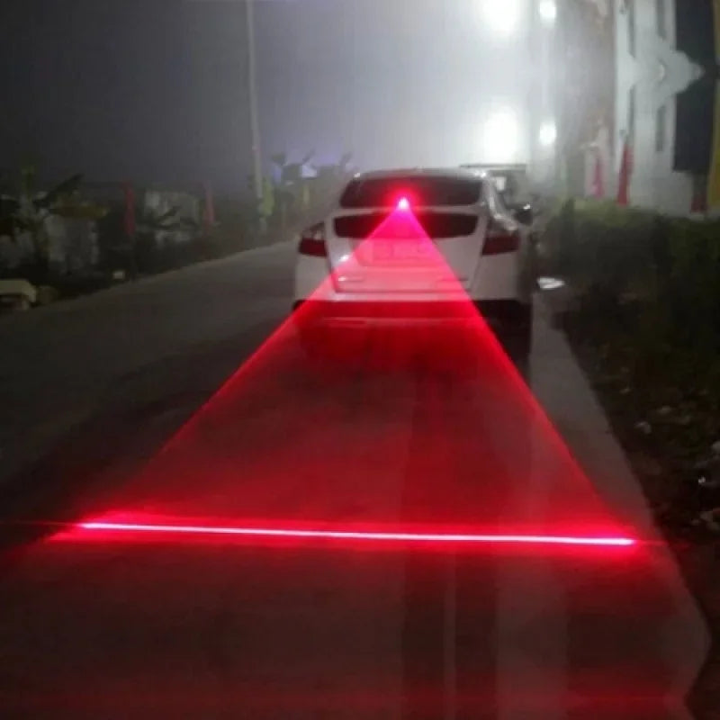 LED Laser Tail Light with Anti-Collision Warning Beam