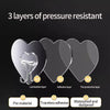 Heart-Shaped Self-Adhesive Hooks (Set of 6) – No-Drill, Multi-Purpose Transparent Hangers
