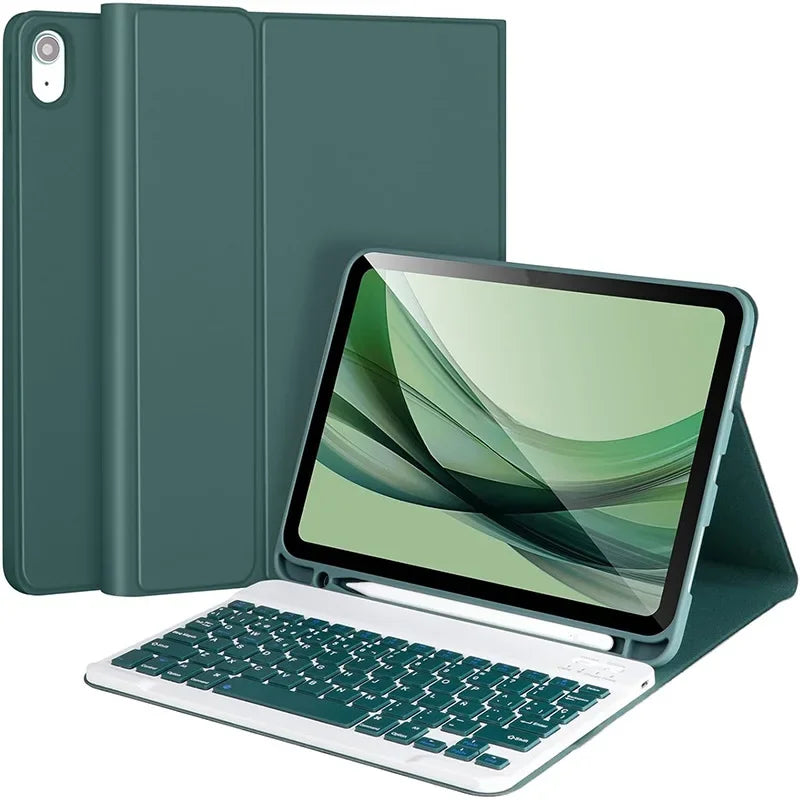 iPad Air Keyboard Case with Touchpad - Multi-Angle Protective Cover