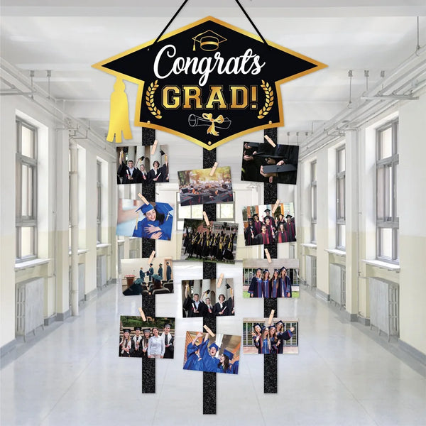 DIY Graduation Photo Door Hanger