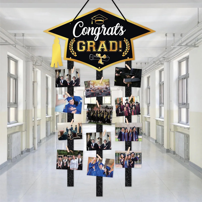 DIY Graduation Photo Door Hanger