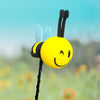 Cute Smiling Bee Car Antenna Toppers (Set of 2)