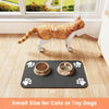 Absorbent Pet Feeding Mat with Anti-Slip Rubber Backing