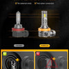 1:1 perfect size LED headlight bulbs with non-polar connection for halogen replacement