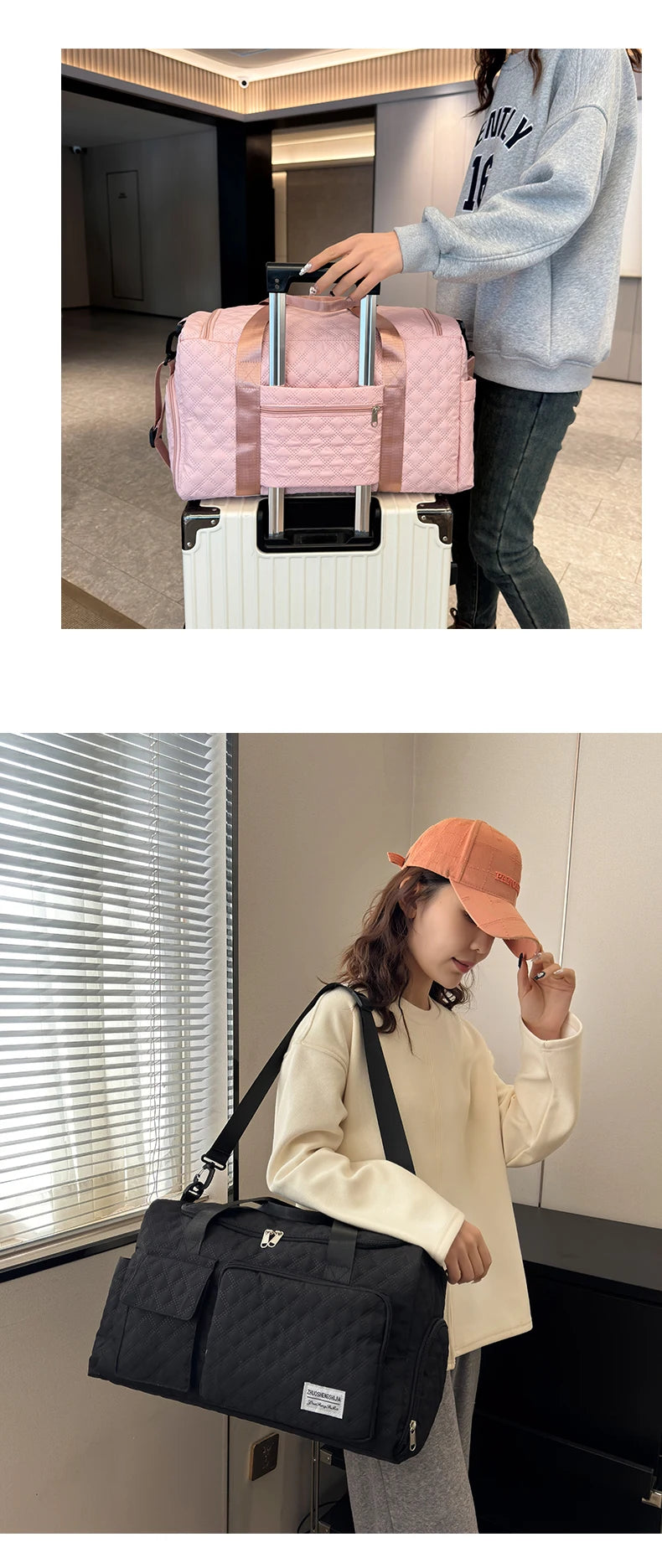 Large Capacity Casual Travel Tote Bag