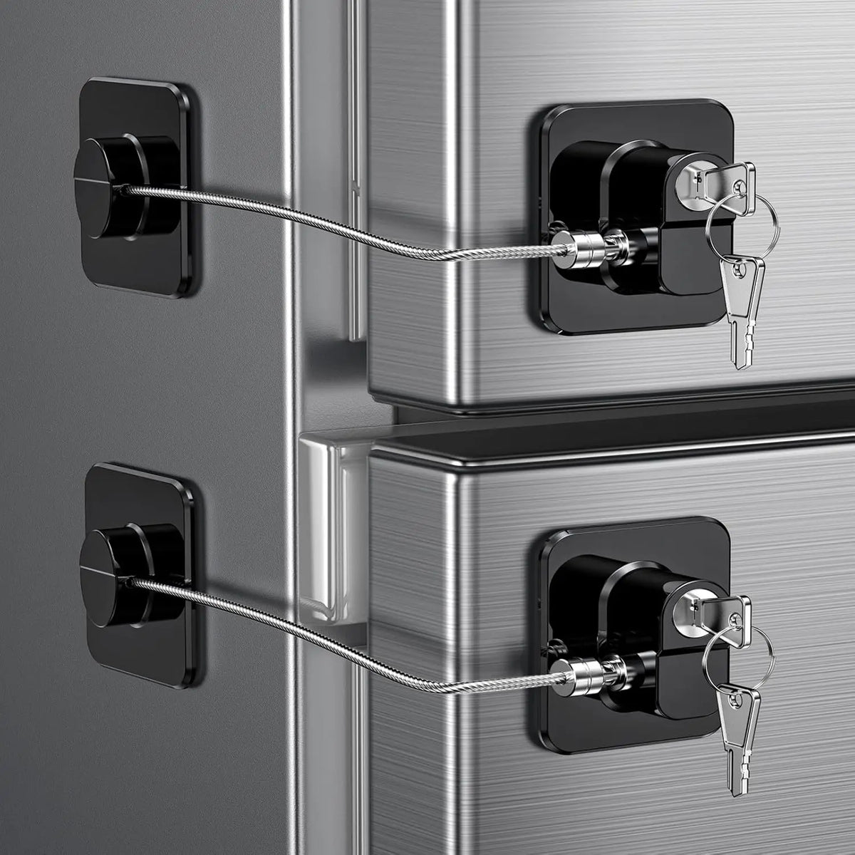 Childproof Refrigerator Door Lock (2-Pack)