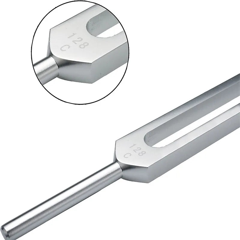 128 Hz Weighted Tuning Fork Set for Sound Therapy & Stress Relief