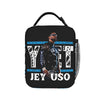 Vintage Wrestling Print Insulated Lunch Tote Bag