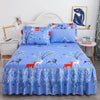 Lace-Trimmed Bed Skirt with Printed Design