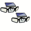 3-Head Solar Motion Sensor Security Light