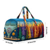 Quilted Cotton Travel Tote with Frog Print