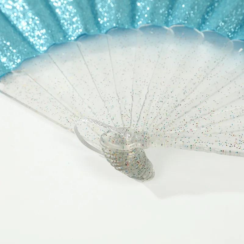 Sequin Folding Fan for Parties and Events
