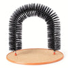 Cat Grooming Arch with Massage Brush and Scratching Pad