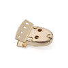 Gold Metal Snap Clasps for Handbags, Purses, and DIY Craft Projects