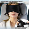 Almohada de viaje con antifaz integrado