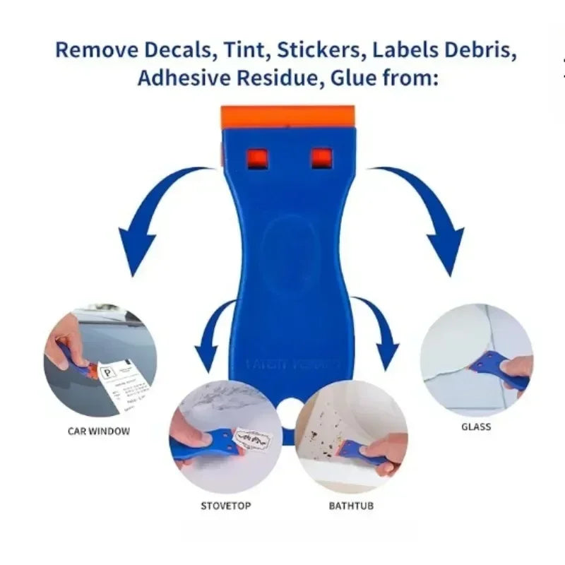 Plastic Window Scraper with Ergonomic Handle