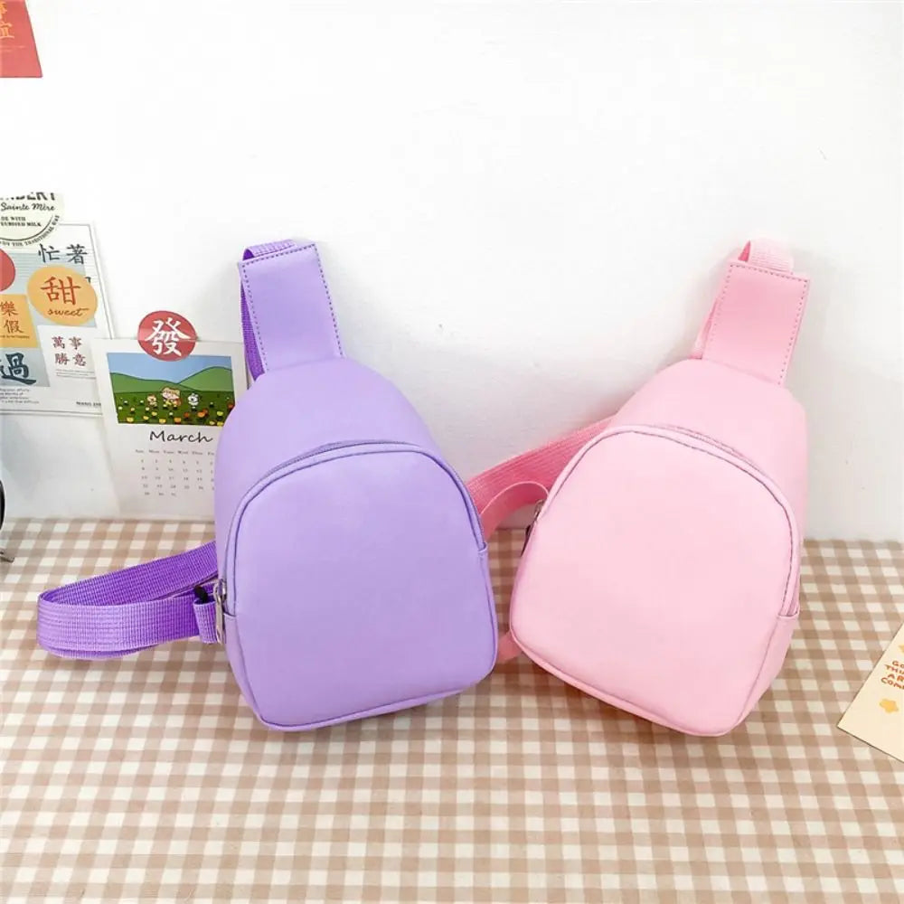 Kids' Crossbody Chest Bag – Lightweight Nylon Pouch for Daily Adventures