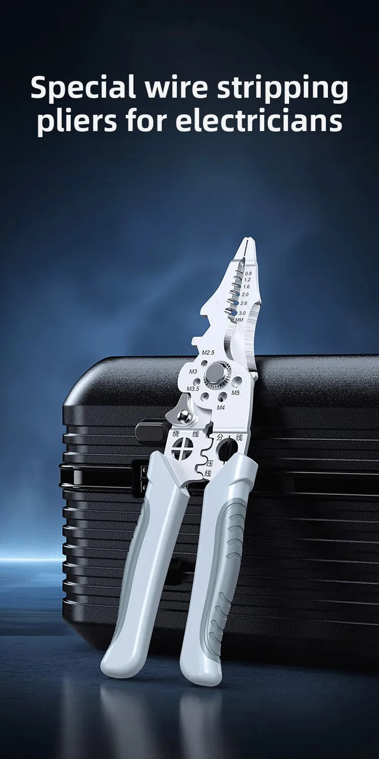 Heavy Duty Multifunctional Wire Stripping Pliers