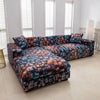 Printed Stretch Sofa Cover for L-Shaped and Corner Sofas