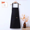 Stain-Resistant Kitchen Apron with Front Pocket